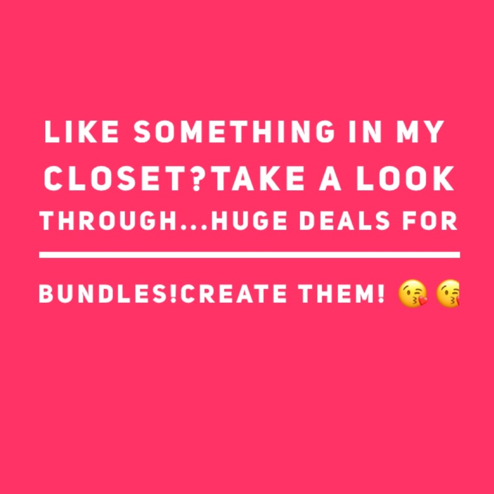 ITEMS IN THIS Closet closing tomorrow. Send best offers!